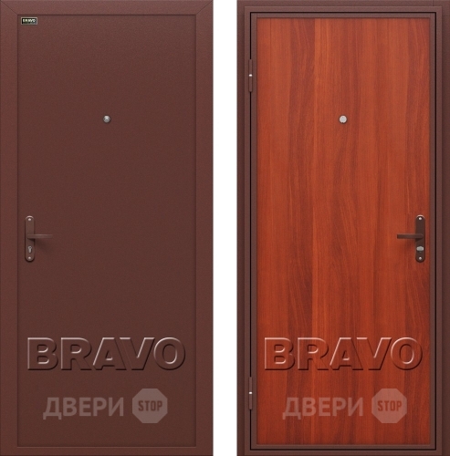 Входная металлическая Дверь Bravo Инсайд эконом (Внутреннее открывание) в Ивантеевке