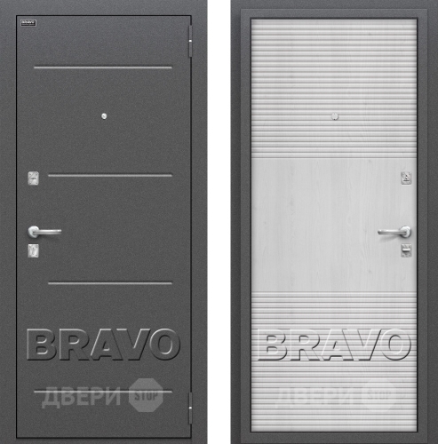 Входная металлическая Дверь Bravo Оптим Фит Pine Feelwood в Ивантеевке
