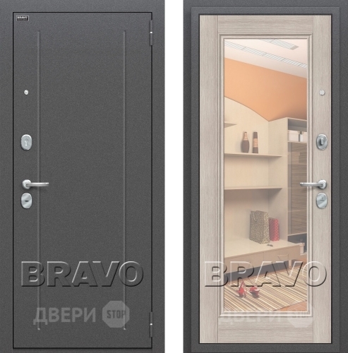 Входная металлическая Дверь Bravo Оптим Флэш Капучино в Ивантеевке