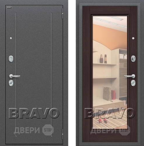 Входная металлическая Дверь Bravo Оптим Флэш Венге в Ивантеевке