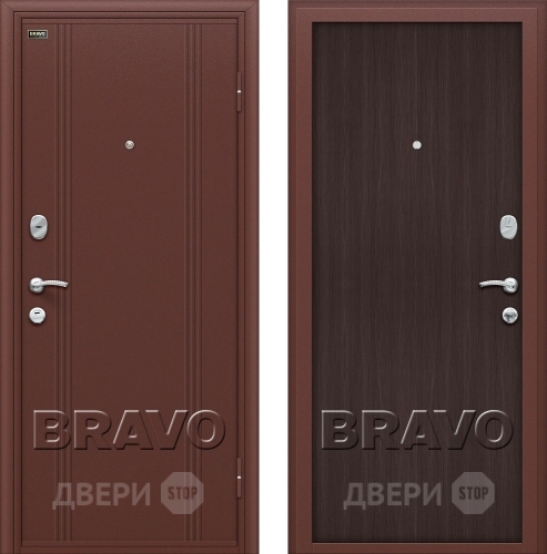 Входная металлическая Дверь Bravo Оптим Door Out 201 Венге в Ивантеевке