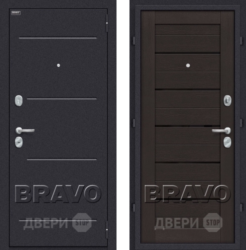 Входная металлическая Дверь Bravo Оптим Техно Eterno в Ивантеевке