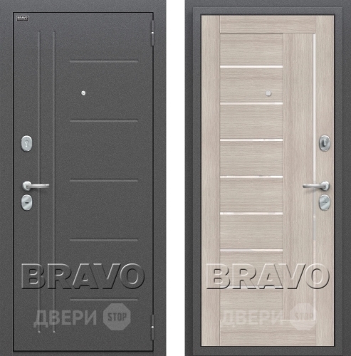Входная металлическая Дверь Bravo Оптим Проф Капучино в Ивантеевке