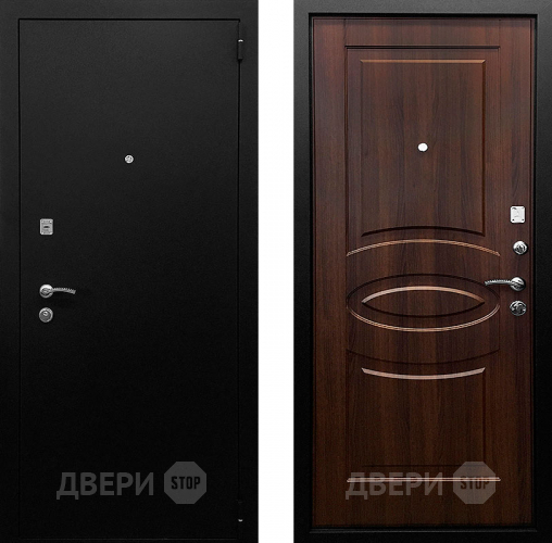 Входная металлическая Дверь Ратибор Классик 3К Орех бренди в Ивантеевке