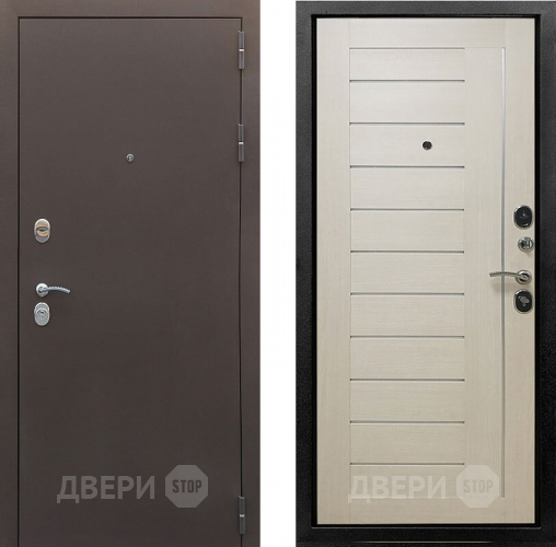Входная металлическая Дверь Снедо Бордо 3К Эш вайт в Ивантеевке