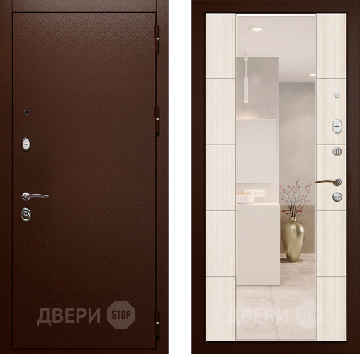 Входная металлическая Дверь с зеркалом Райтвер Президент  в Ивантеевке