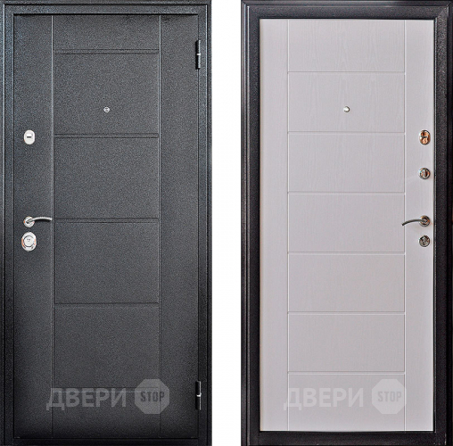 Входная металлическая Дверь Форпост Квадро 2 Беленый дуб в Ивантеевке