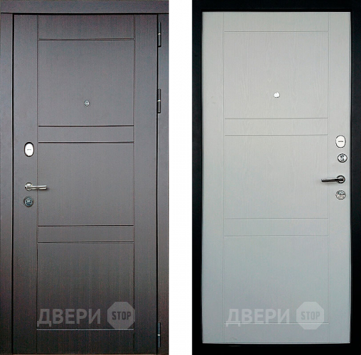 Входная металлическая Дверь Дверной Континент Тепло - Макс Белое дерево в Ивантеевке