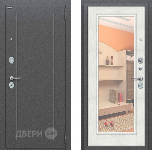 Входная металлическая Дверь Bravo Оптим Флэш Bianco Veralinga в Ивантеевке