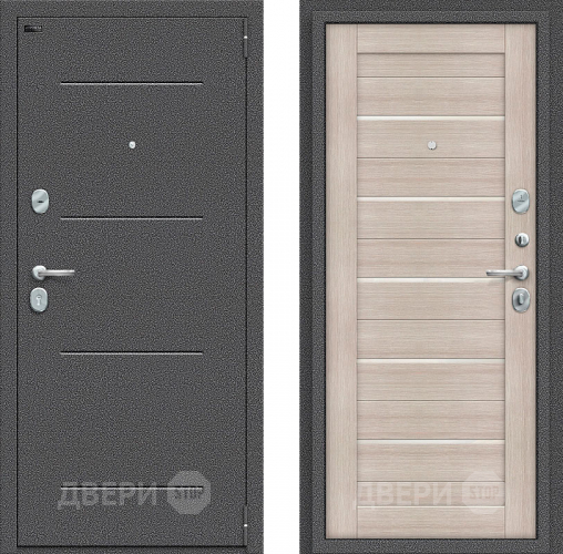 Входная металлическая Дверь Bravo Порта S-2 104/П22 Cappuccino Veralinga в Ивантеевке