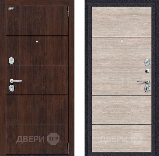 Входная металлическая Дверь Bravo Porta S-3 4/П50 (AB-6) Cappuccino Veralinga в Ивантеевке