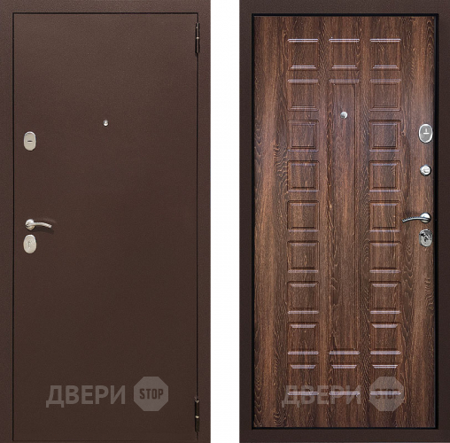 Входная металлическая Дверь Престиж 100 Дуб коньячный в Ивантеевке