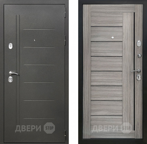 Входная металлическая Дверь Престиж Профи Дуб дымчатый в Ивантеевке