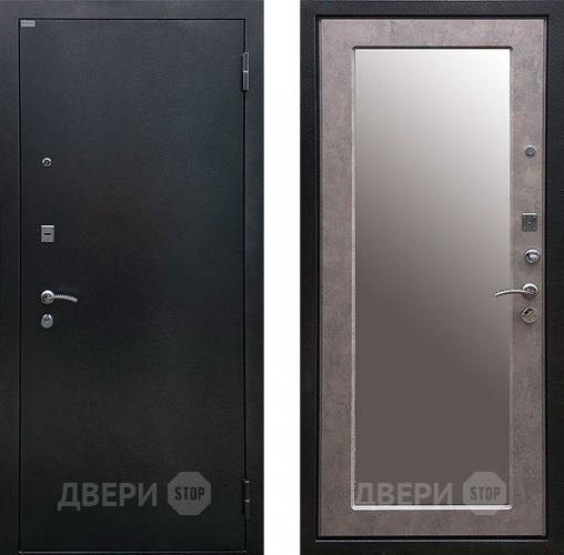 Дверь Ратибор Классик 3К с зеркалом Бетон светлый в Ивантеевке