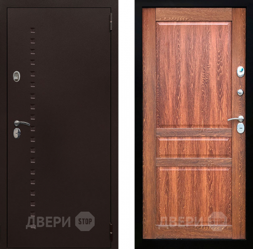 Входная металлическая Дверь Престиж Термо Классик Дуб коньяк в Ивантеевке