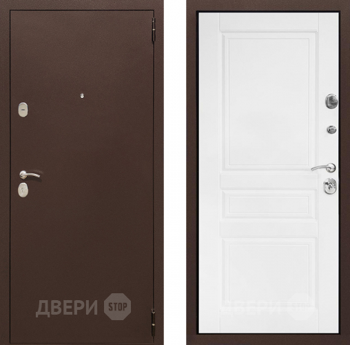 Входная металлическая Дверь Престиж Трио Белый матовый в Ивантеевке