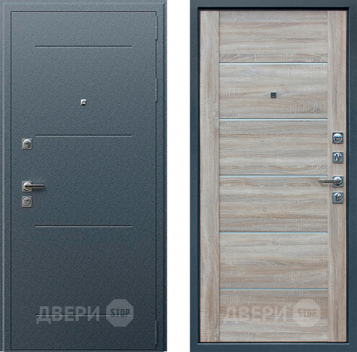 Входная металлическая Дверь АСД Техно XN 99 Дуб сонома светлый в Ивантеевке