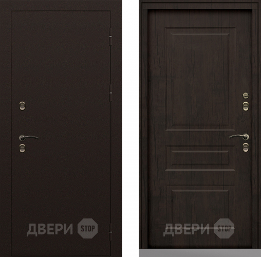 Входная металлическая Дверь Сибирь Термо-Стандарт тиковое дерево в Ивантеевке