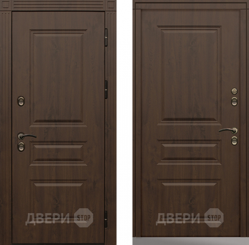 Дверь Сибирь Термо-Премиум темный дуб в Ивантеевке