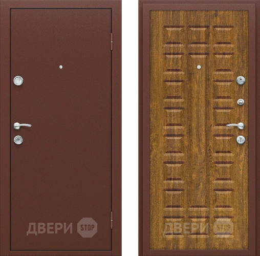 Входная металлическая Дверь СТОП ЭКО-2 Дуб Золотистый в Ивантеевке