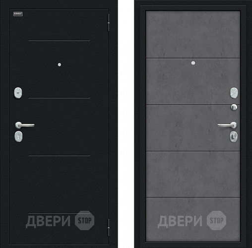 Входная металлическая Дверь Bravo Граффити-1 Букле черное/Slate Art в Ивантеевке