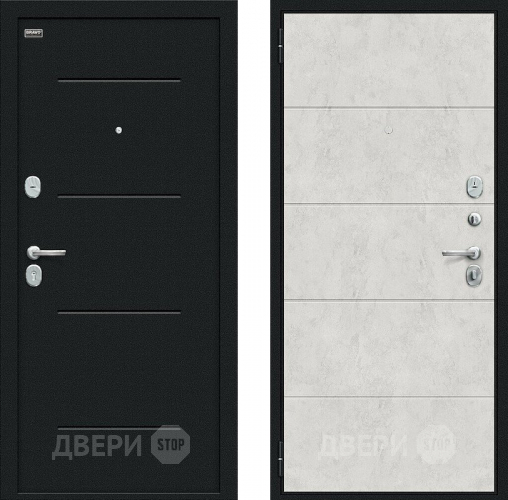 Входная металлическая Дверь внутреннего открывания Bravo Граффити-1 Инсайд Букле черное/Look Art в Ивантеевке