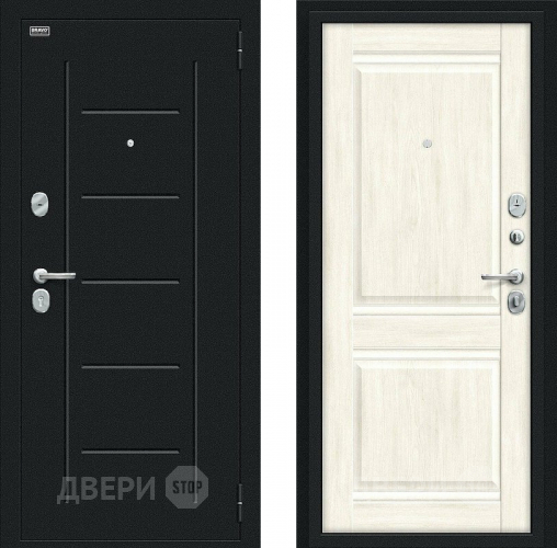 Дверь Bravo Некст Kale Букле черное/Nordic Oak в Ивантеевке