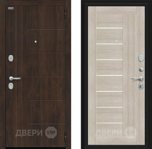 Входная металлическая Дверь Bravo Морден Kale Almon/Cappuccino Veralinga в Ивантеевке