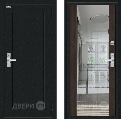 Дверь Bravo Глори Букле черное/Wenge Veralinga в Ивантеевке