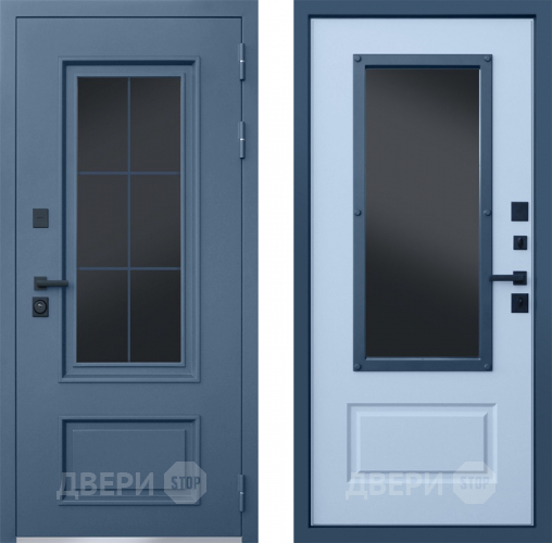 Входная металлическая Дверь АСД Терморазрыв Эльбрус с окном и английской решеткой в Ивантеевке