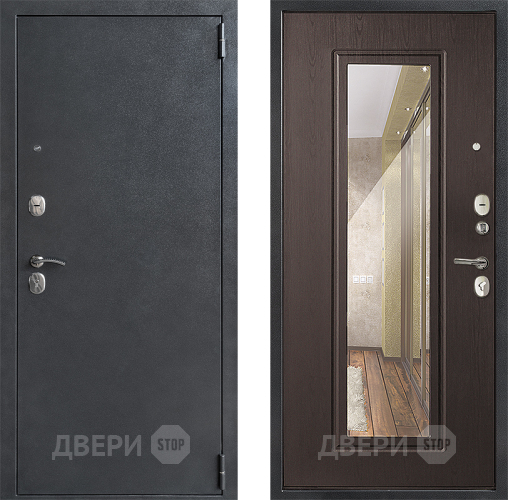 Дверь Дверной Континент ДК-70 Зеркало Эко Венге в Ивантеевке