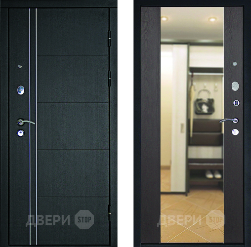 Дверь Дверной Континент Тепло - Люкс Зеркало Венге в Ивантеевке