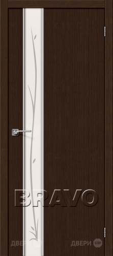Межкомнатная дверь Глейс-1 Twig (3D Wenge) в Ивантеевке