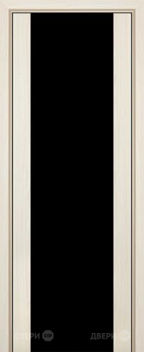 Межкомнатная дверь ProfilDoors 8X эш вайт мелинга (черный триплекс) в Ивантеевке