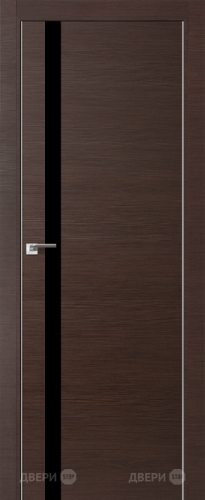 Межкомнатная дверь ProfilDoors 6Z венге кроскут (черный лак) в Ивантеевке