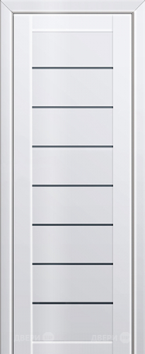 Межкомнатная дверь ProfilDoors 71L белый люкс (графит) в Ивантеевке