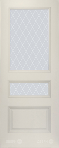 Межкомнатная дверь ProfilDoors 68U магнолия сатинат (ромб) в Ивантеевке