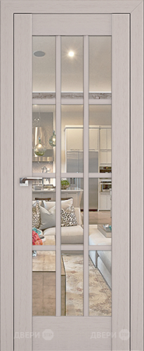 Межкомнатная дверь ProfilDoors 102X пекан белый (матовое) в Ивантеевке