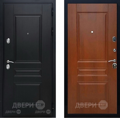 Входная металлическая Дверь Геркон (Gercon) Лондон панель МДФ Итальянский орех в Ивантеевке
