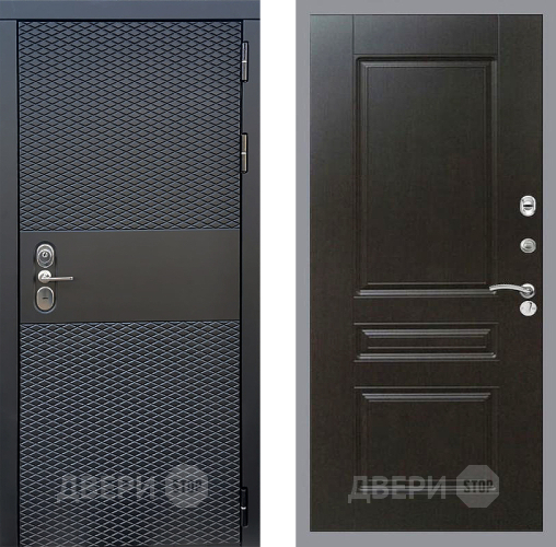 Входная металлическая Дверь Стоп БЛЭК CISA ФЛ-243 Венге в Ивантеевке