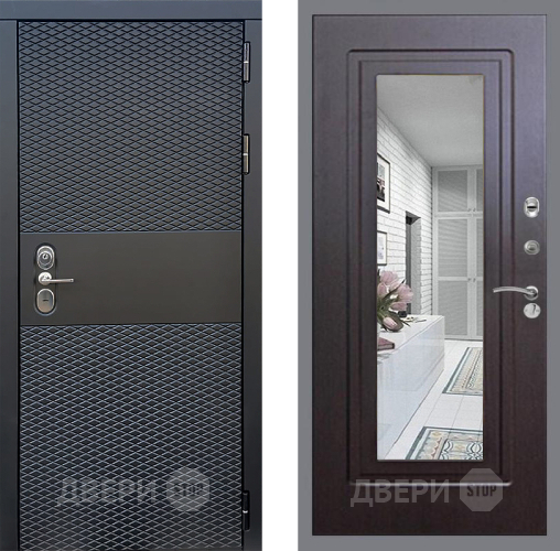 Дверь Стоп БЛЭК CISA Зеркало ФЛ-120 Венге в Ивантеевке