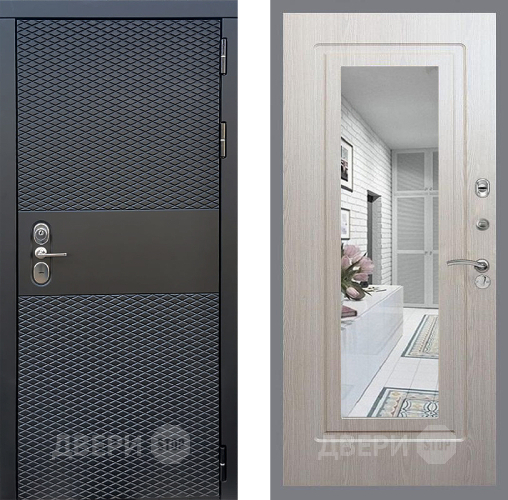 Дверь Стоп БЛЭК CISA Зеркало ФЛ-120 Беленый дуб в Ивантеевке