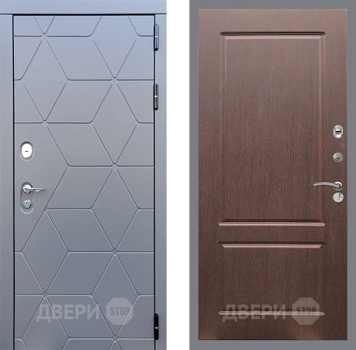Входная металлическая Дверь Стоп КОСМО ФЛ-117 Орех премиум в Ивантеевке