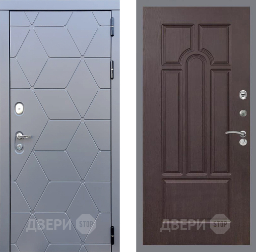 Входная металлическая Дверь Стоп КОСМО ФЛ-58 Венге в Ивантеевке