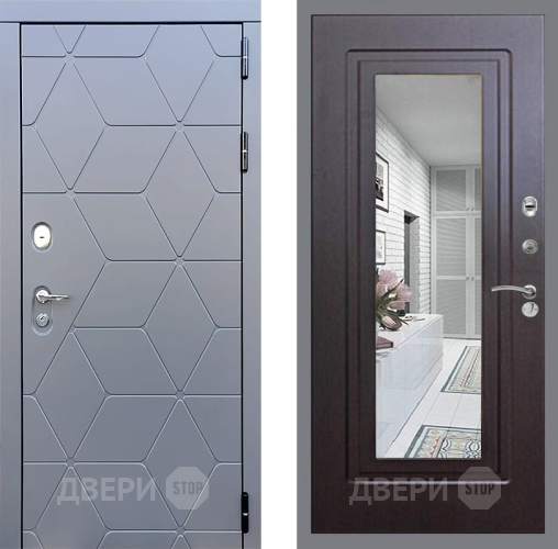 Дверь Стоп КОСМО Зеркало ФЛ-120 Венге в Ивантеевке