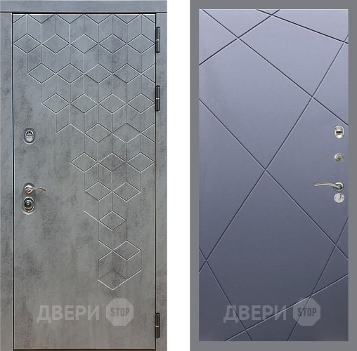 Дверь Стоп БЕТОН ФЛ-291 Силк титан в Ивантеевке
