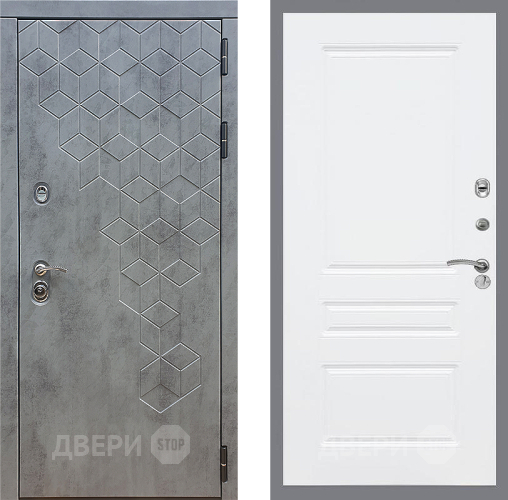 Входная металлическая Дверь Стоп БЕТОН ФЛ-243 Силк Сноу в Ивантеевке