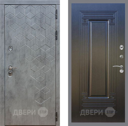Входная металлическая Дверь Стоп БЕТОН ФЛ-4 Венге в Ивантеевке