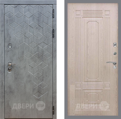 Дверь Стоп БЕТОН ФЛ-2 Беленый дуб в Ивантеевке