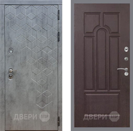 Дверь Стоп БЕТОН ФЛ-58 Венге в Ивантеевке